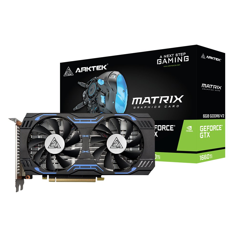 Arktek GeForce GTX 1660Ti 6GB GDDR6 192-bit Graphics Card (AKN1660TID6S6GH1) image 1