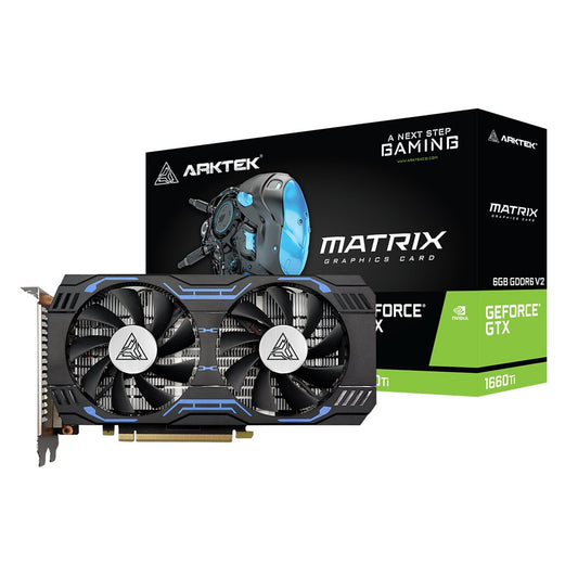 Arktek GeForce GTX 1660Ti 6GB GDDR6 192-bit Graphics Card (AKN1660TID6S6GH1) image 1