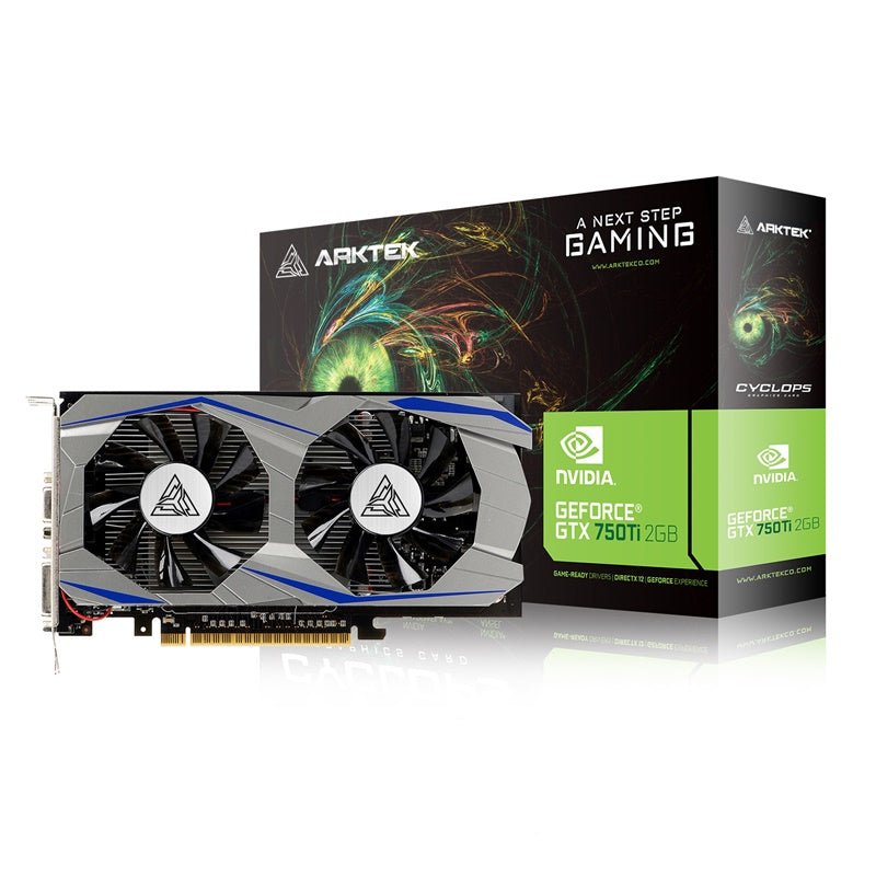 Arktek GeForce GTX 750Ti 2GB GDDR5 128-bit Graphics Card (AKN750TID5S2GH1) image 1