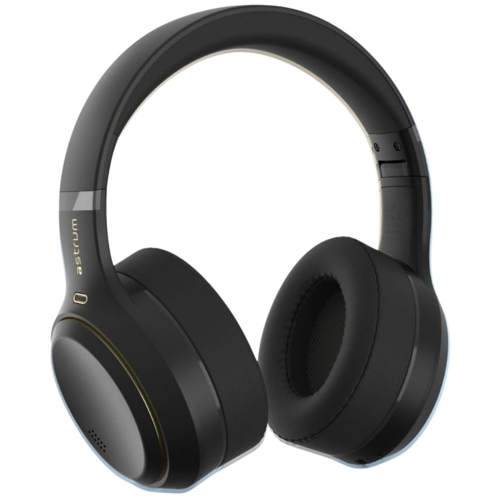 Astrum Ease Drift Wireless ANC Headphone – Black (AHDEDRIFTB) — front view