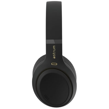 Astrum Ease Drift Wireless ANC Headphone – Black (AHDEDRIFTB) — side view