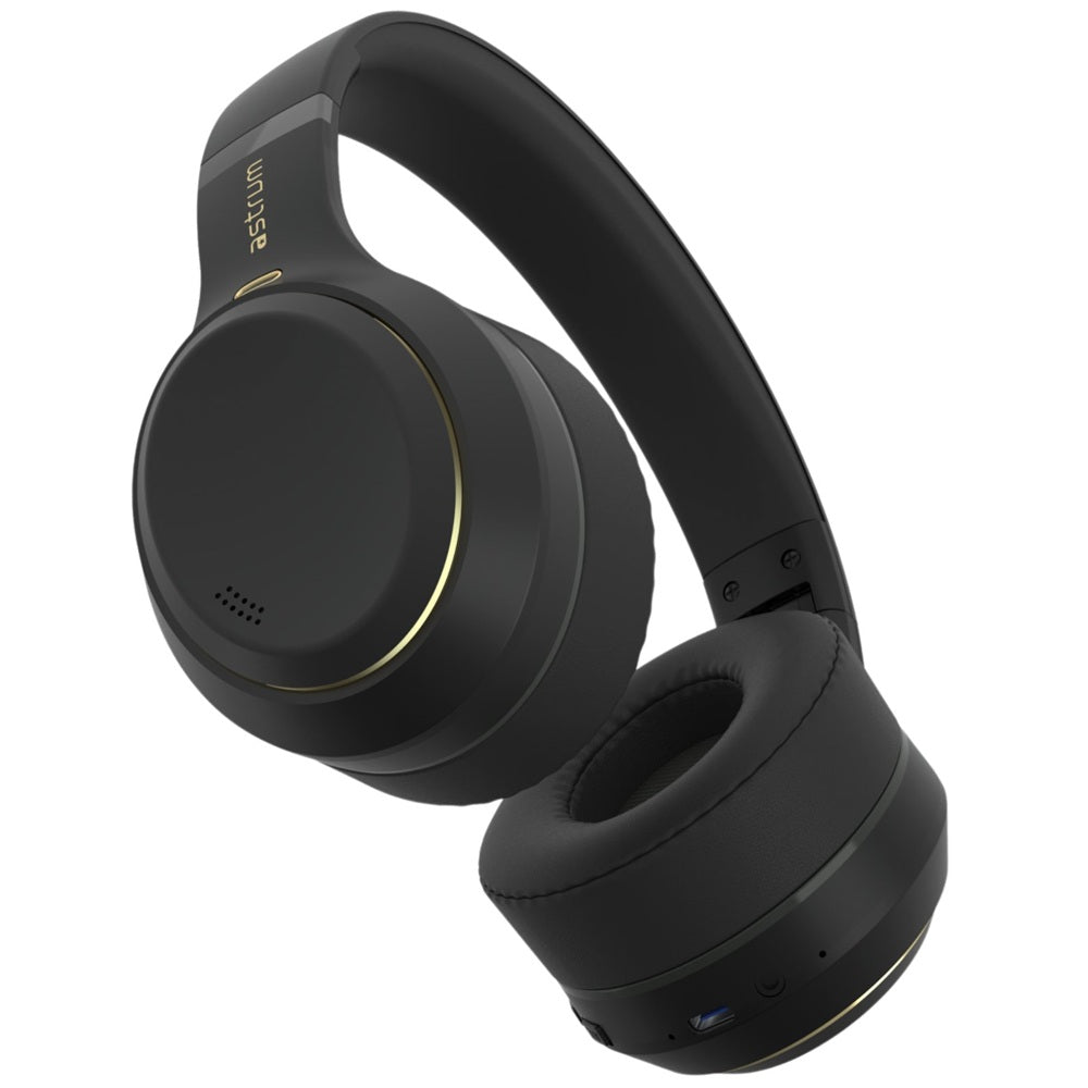 Astrum Ease Drift Wireless ANC Headphone – Black (AHDEDRIFTB) — rear view