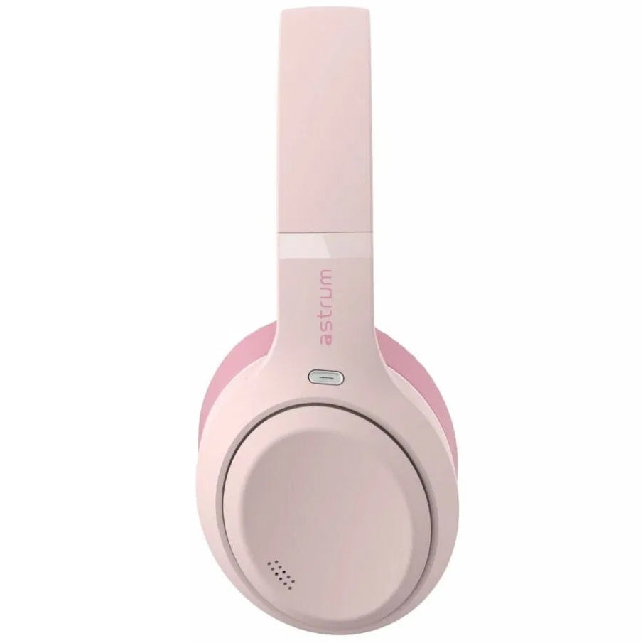 Astrum Ease Drift Wireless ANC Headphone – Pink (AHDEDRIFTK) — front view
