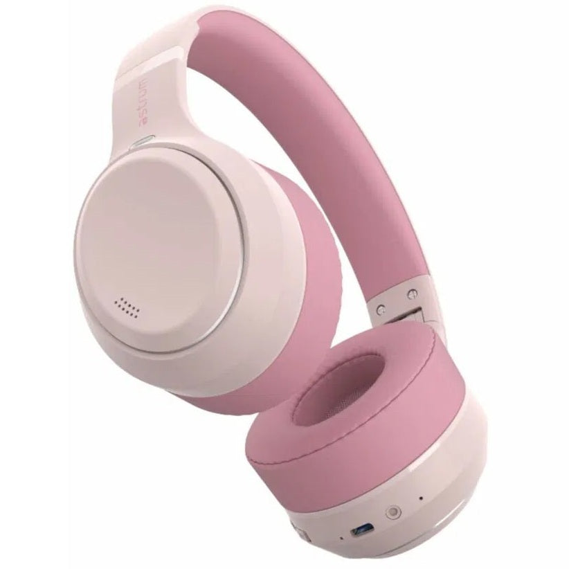 Astrum Ease Drift Wireless ANC Headphone – Pink (AHDEDRIFTK) — side view