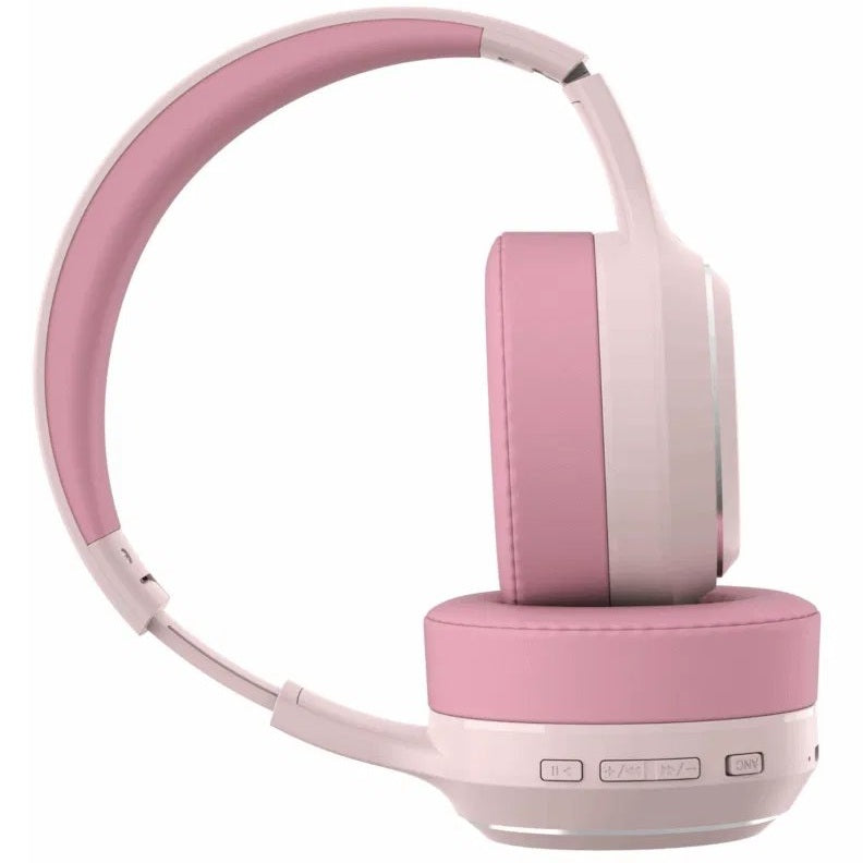 Astrum Ease Drift Wireless ANC Headphone – Pink (AHDEDRIFTK) — rear view