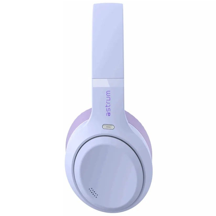 Astrum Ease Drift Wireless ANC Headphone – Purple (AHDEDRIFTP) — rear view