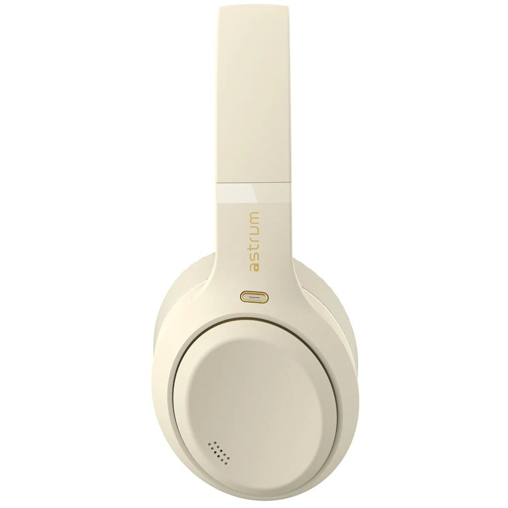 Astrum Ease Drift Wireless ANC Headphone – Ivory (AHDEDRIFTW) — rear view