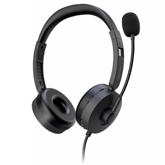 Astrum HU660 Dual Sided USB Headset with Flexible Mic (A12066-B) image 2