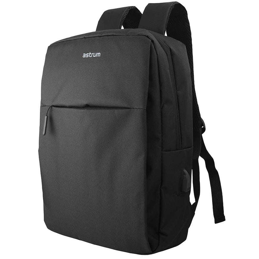 Astrum LB200 15-inch Laptop Backpack with USB – Black (A21120-B)