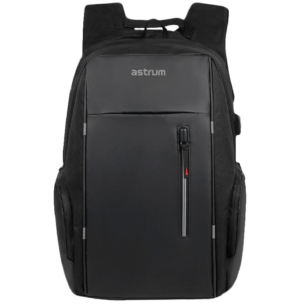 Astrum LB210 15-inch Laptop Backpack with USB – Black (A21121-B)