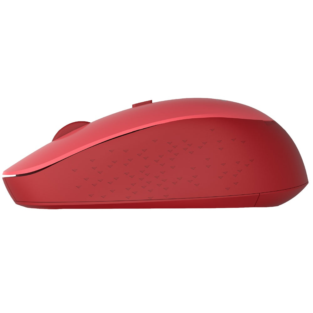 Astrum MW210 Wireless Optical Mouse – Red (A82521-N) — rear view