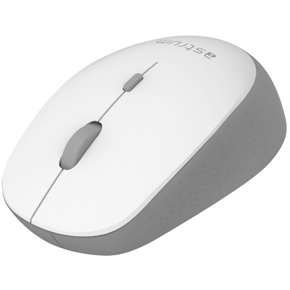 Astrum MW210 Wireless Optical Mouse – White (A82521-Q) — side view