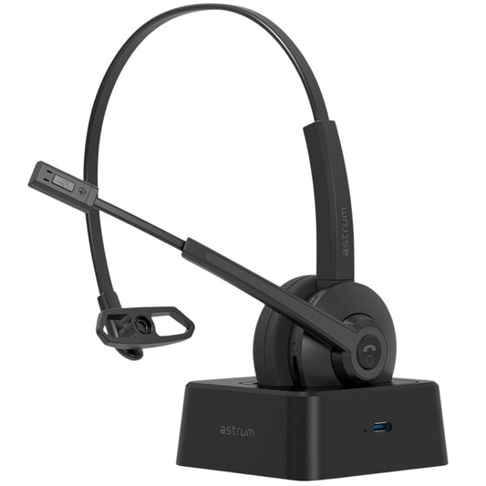 Astrum TALKAIR10 Wireless ENC Mono Headset with Dock (AHDXTA10B) image 1