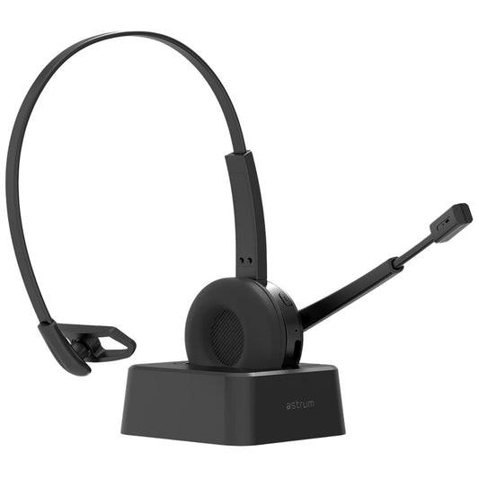 Astrum TALKAIR10 Wireless ENC Mono Headset with Dock (AHDXTA10B) image 2