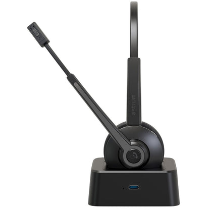 Astrum TALKAIR10 Wireless ENC Mono Headset with Dock (AHDXTA10B) — rear view