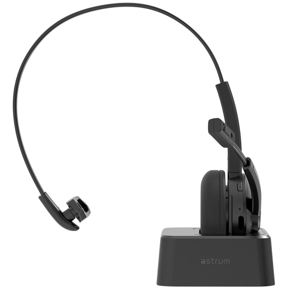 Astrum TALKAIR10 Wireless ENC Mono Headset with Dock (AHDXTA10B) — detail view