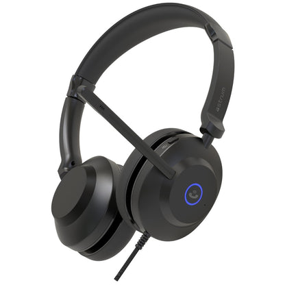 Astrum TALKPRO10 Wired ENC USB Headset (AHDUTP10B) — rear view