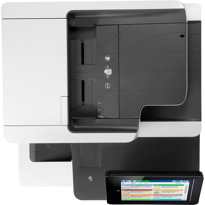 HP Color LaserJet Enterprise Flow MFP M577c Printer (B5L54A) — rear view