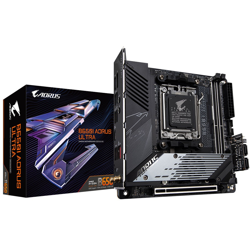 AORUS B650I ULTRA DDR5 AM5 Mini-ITX Motherboard (GA-B650-I-AORUS-ULTRA) image 1