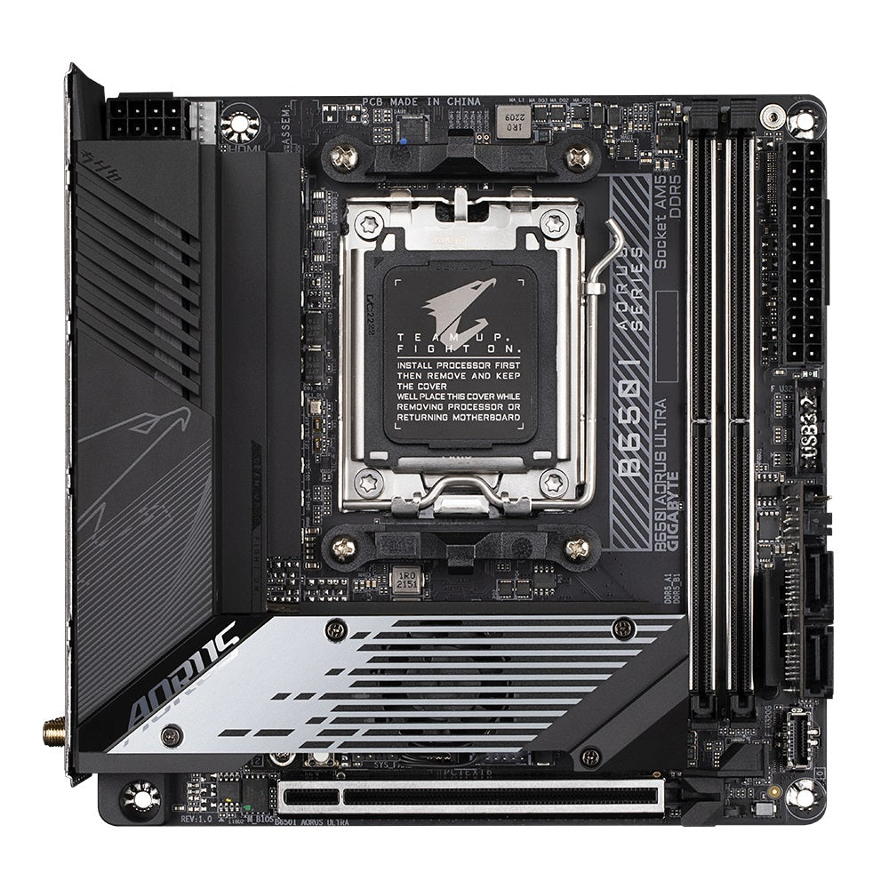 AORUS B650I ULTRA DDR5 AM5 Mini-ITX Motherboard (GA-B650-I-AORUS-ULTRA) image 2