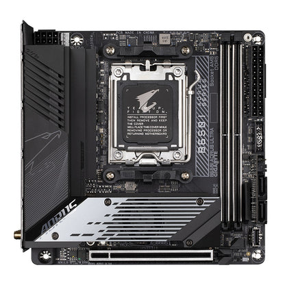AORUS B650I ULTRA DDR5 AM5 Mini-ITX Motherboard (GA-B650-I-AORUS-ULTRA) — front view