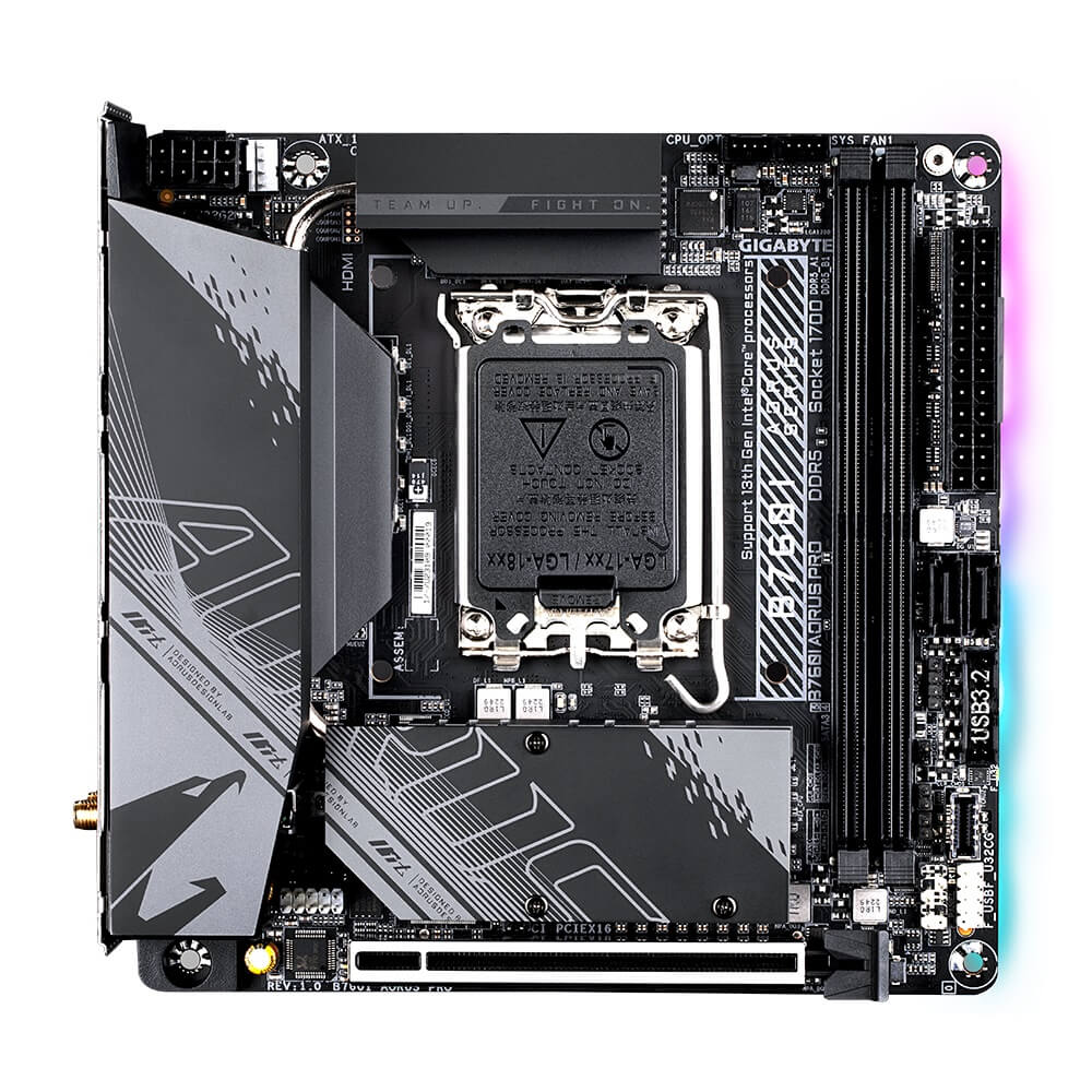 Gigabyte B760I AORUS Pro DDR5 LGA1700 Motherboard (GA-B760-I-AORUS PRO) image 2