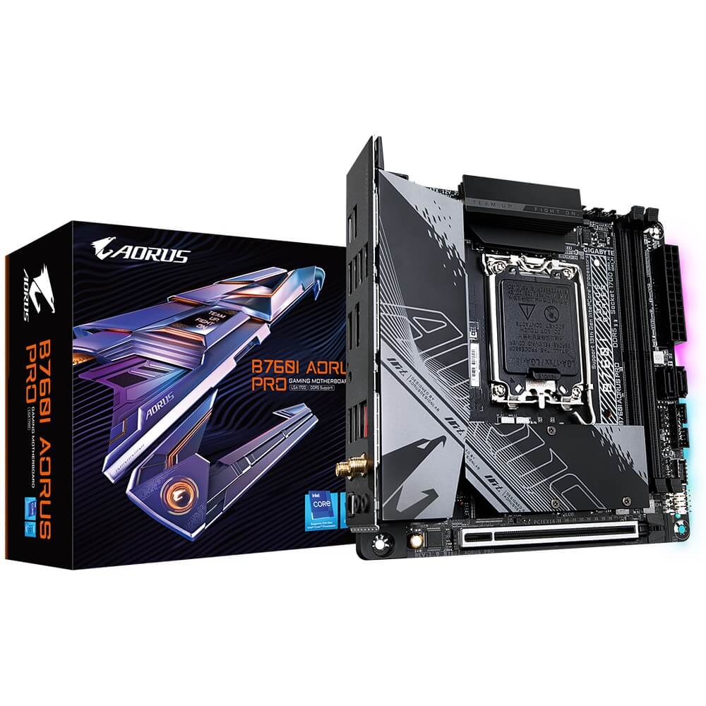 Gigabyte B760I AORUS Pro DDR5 LGA1700 Motherboard (GA-B760-I-AORUS PRO) image 1