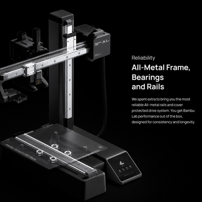 Bambu Lab A1 Mini 3D Printer Combo with AMS Lite — rear view