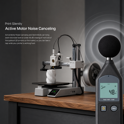 Bambu Lab A1 Mini 3D Printer — front view