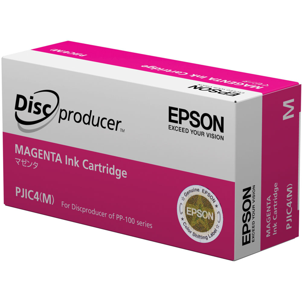Epson PJIC4(M) DiscProducer PP-100 Magenta Ink Cartridge (C13S020450) image 1