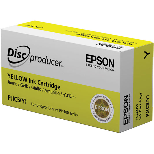 Epson PJIC5(Y) DiscProducer PP-100 Yellow Ink Cartridge (C13S020451) image 1