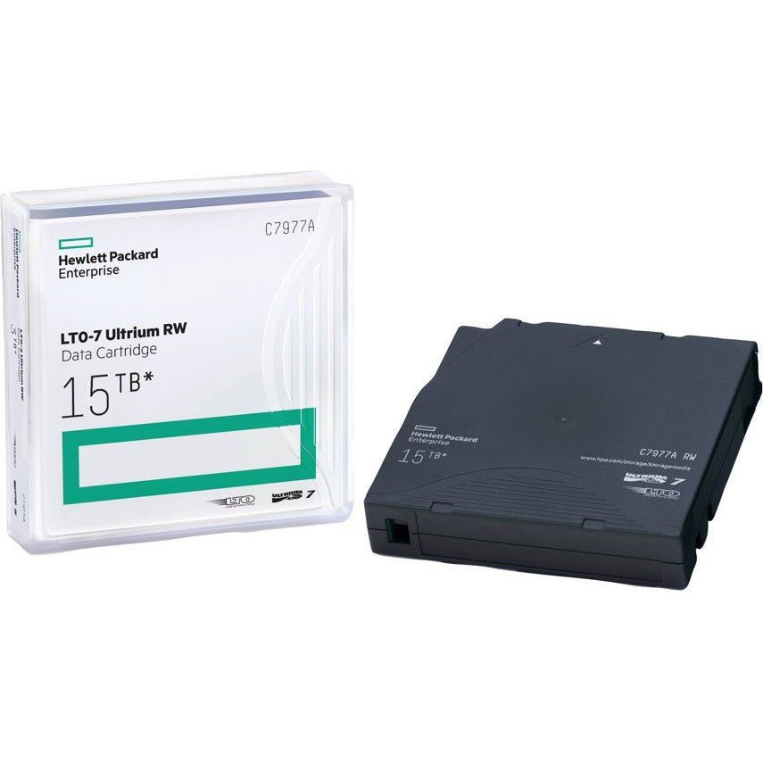 HPE LTO-7 Ultrium 15TB RW Data Cartridge (C7977A) image 1