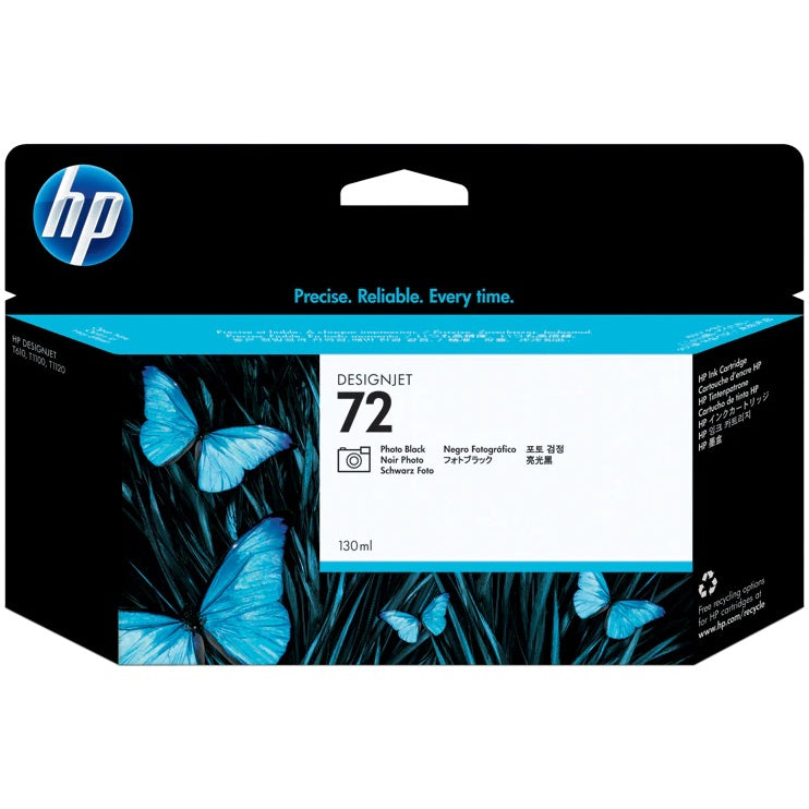 HP 72 130ml Photo Black Ink Cartridge (C9370A) image 1