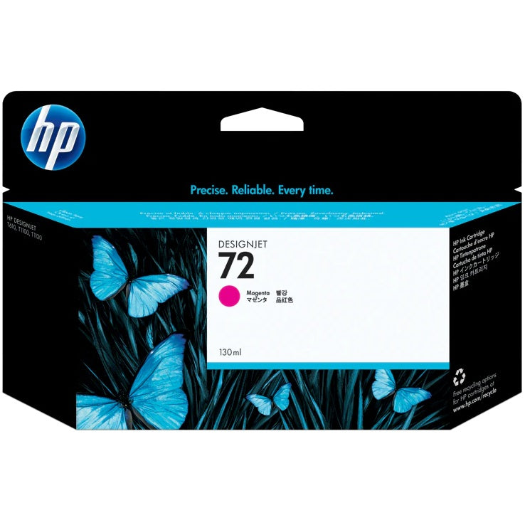 HP 72 130ml Magenta Ink Cartridge (C9372A) image 1