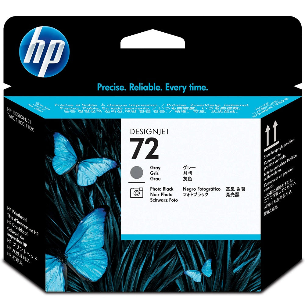 HP 72 Gray and Photo Black Printhead (C9380A) image 1