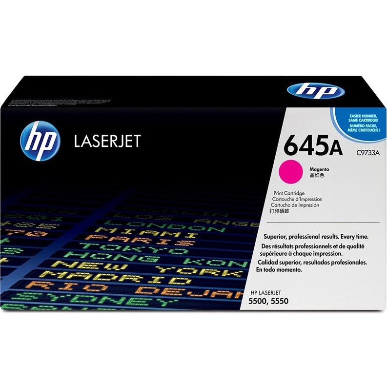 Genuine HP 645A Magenta LaserJet Toner Cartridge (C9733A) image 1