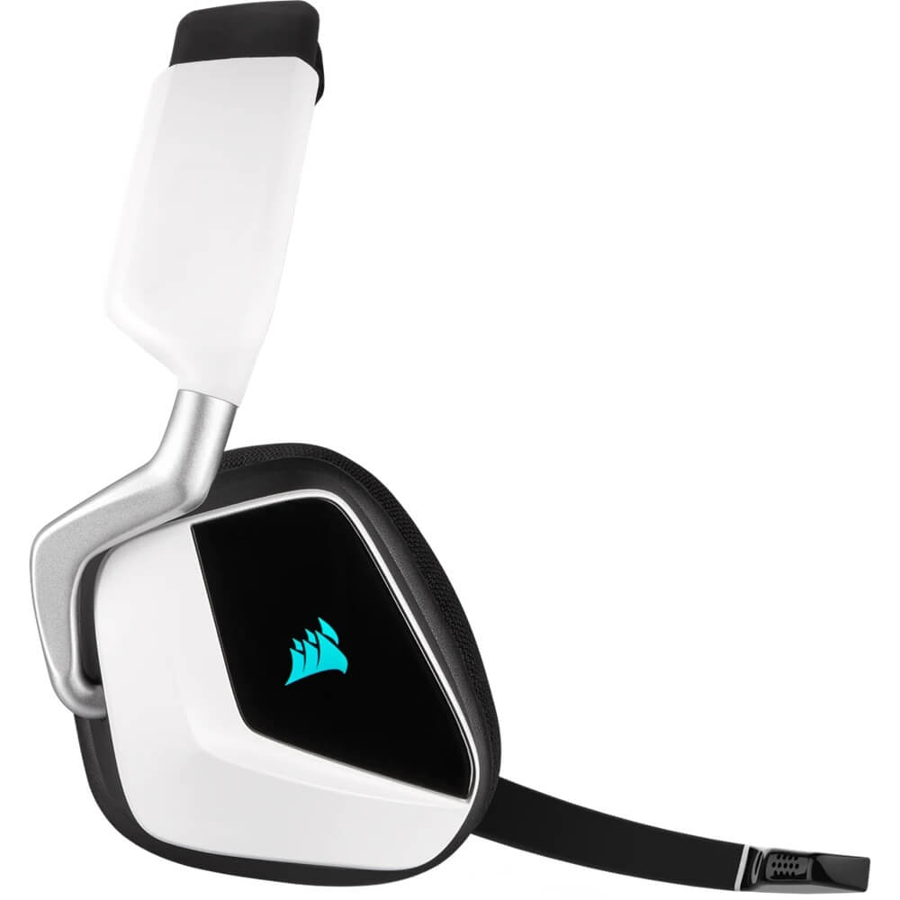 Corsair VOID RGB ELITE Wireless Premium Gaming Headset with 7.1 Surround Sound – White (CA-9011202-AP) image 3