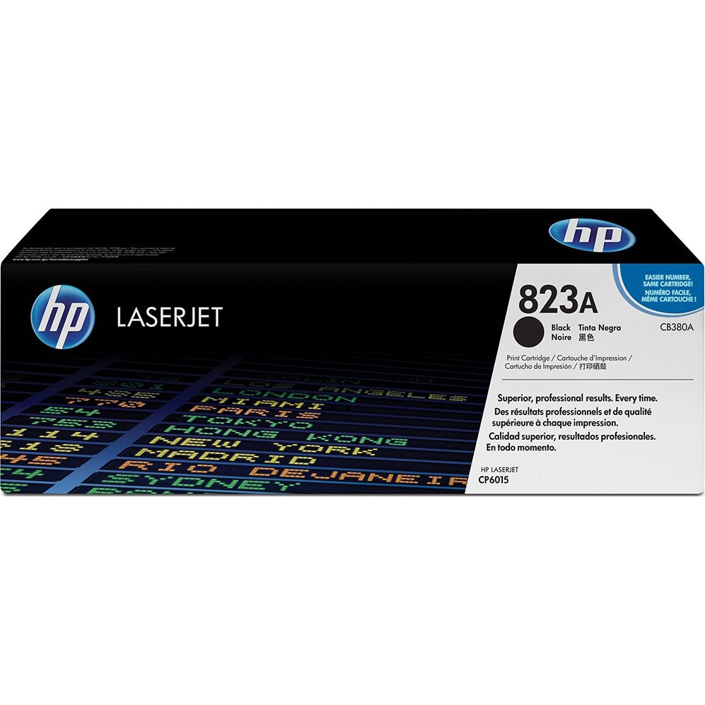 Genuine HP 823A Black LaserJet Toner Cartridge (CB380A) image 1