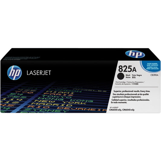 HP 825A Black LaserJet Toner Cartridge (CB390A) image 1