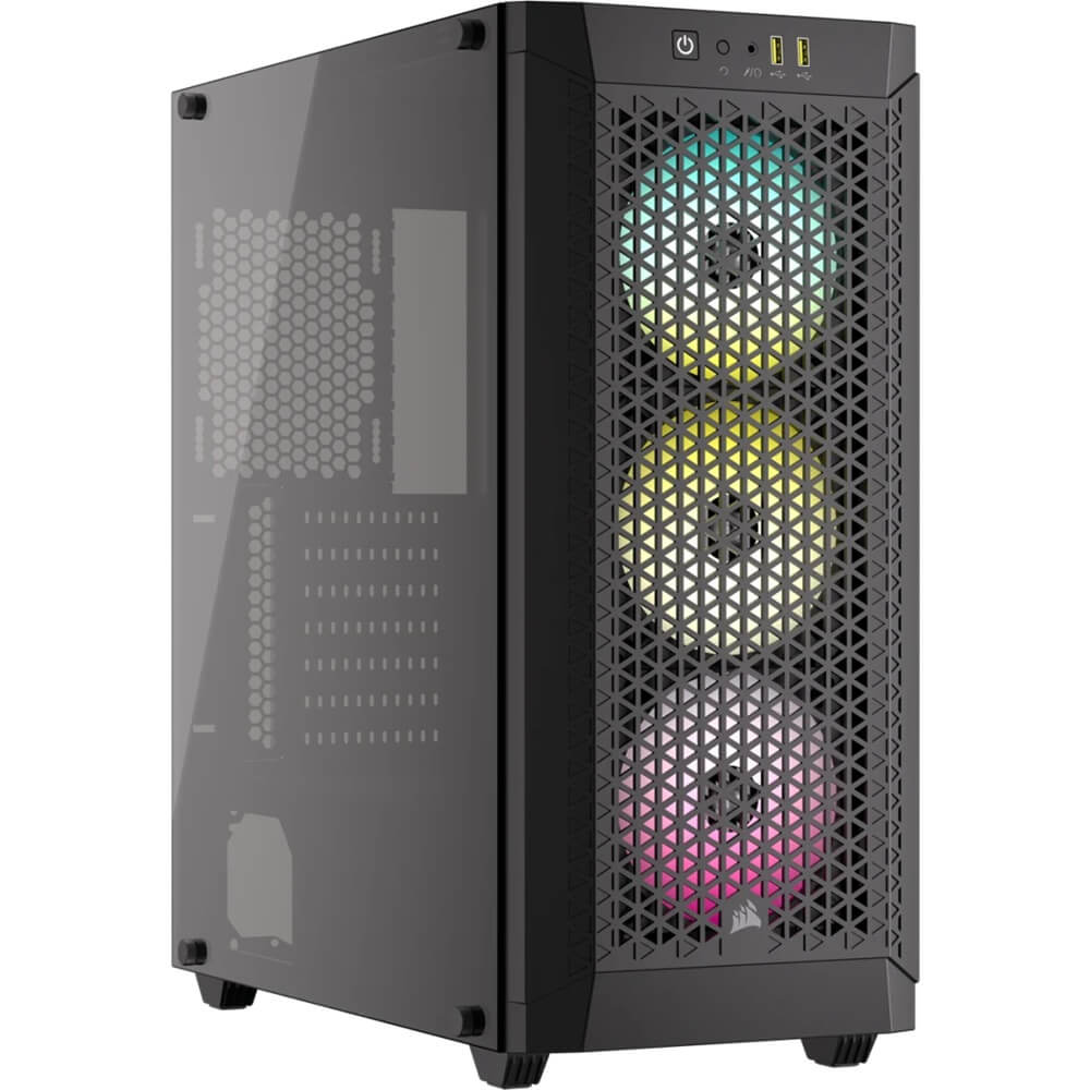 Corsair 480T RGB Airflow Tempered Glass Mid-Tower Case (CC-9011272-WW) image 1