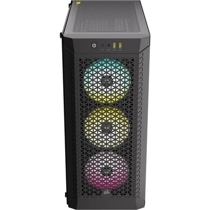 Corsair 480T RGB Airflow Tempered Glass Mid-Tower Case (CC-9011272-WW) — rear view