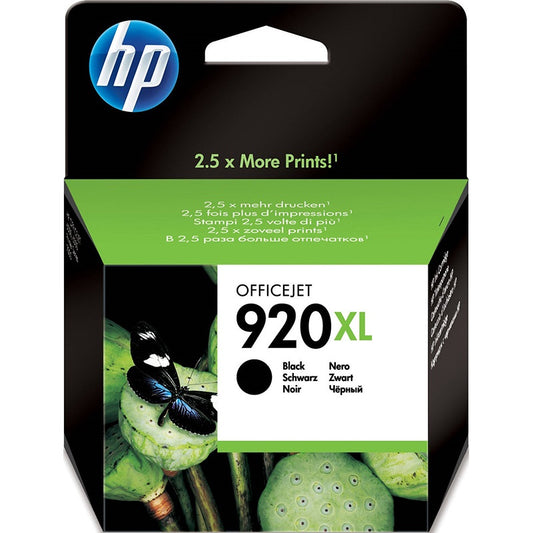 HP 920XL Black OfficeJet Ink Cartridge (CD975AE) image 1