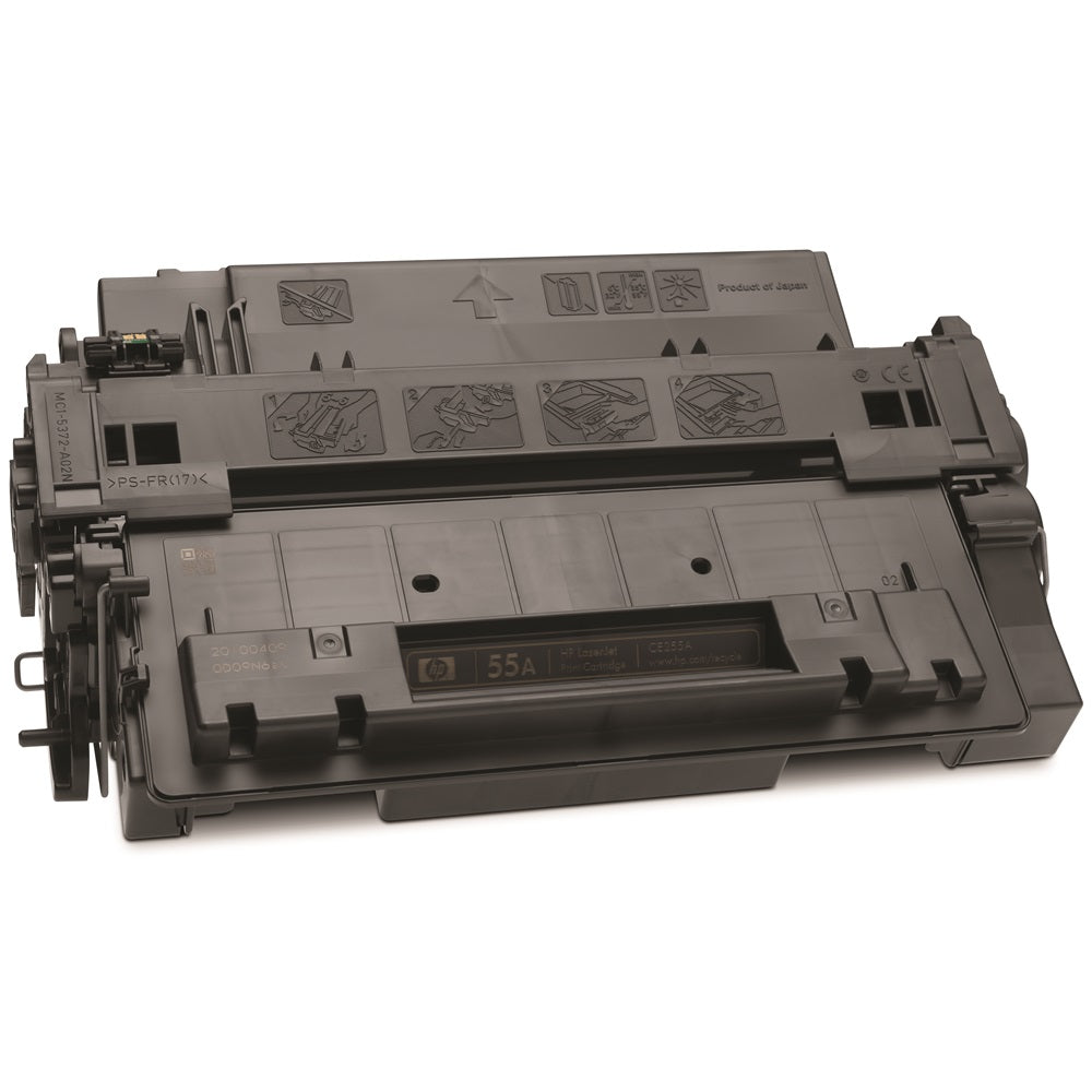 Genuine HP 55A Black LaserJet Toner Cartridge (CE255A) image 3
