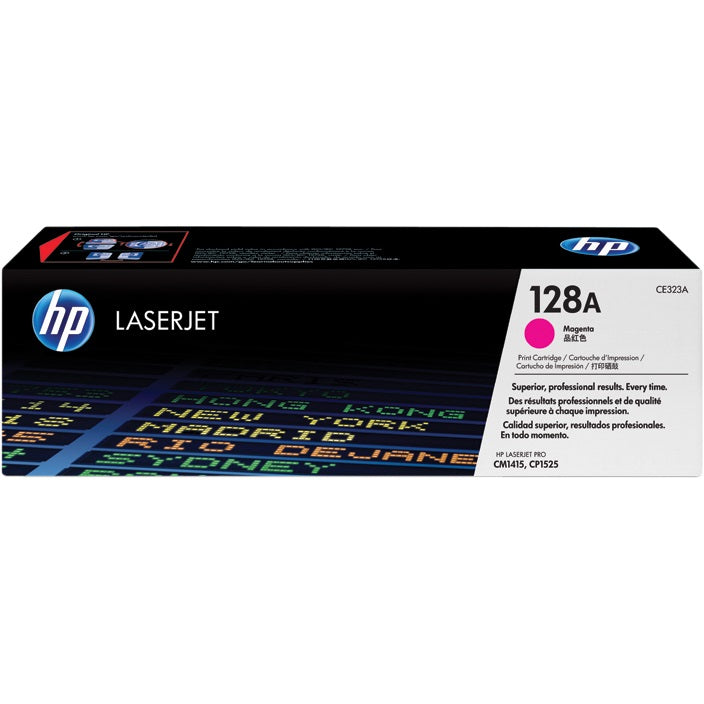 HP 128A Magenta LaserJet Toner Cartridge (CE323A) image 1