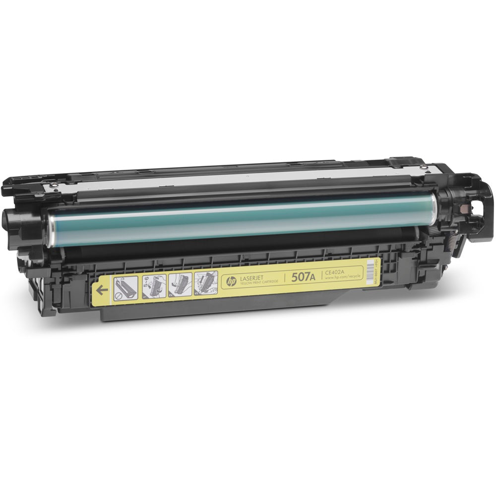 Genuine HP 507A Yellow LaserJet Toner Cartridge (CE402A) image 4