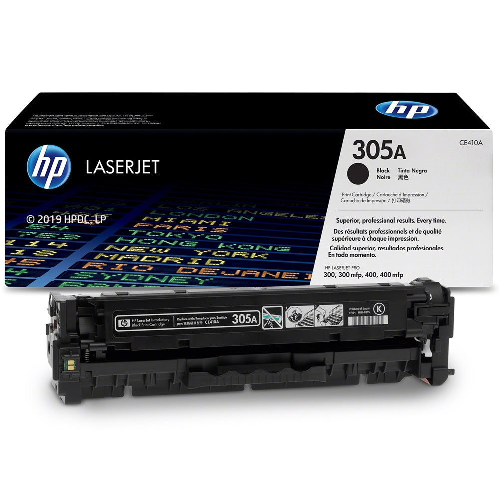 HP 305A Black LaserJet Toner Cartridge (CE410A) image 2