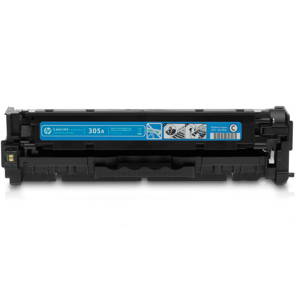 Genuine HP 305A Cyan LaserJet Toner Cartridge (CE411A) image 3