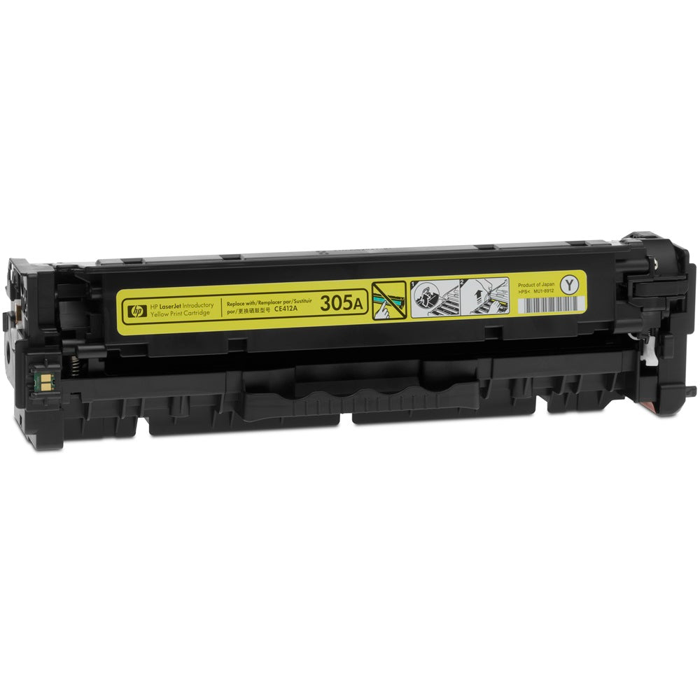 Genuine HP 305A Yellow LaserJet Toner Cartridge (CE412A) image 4