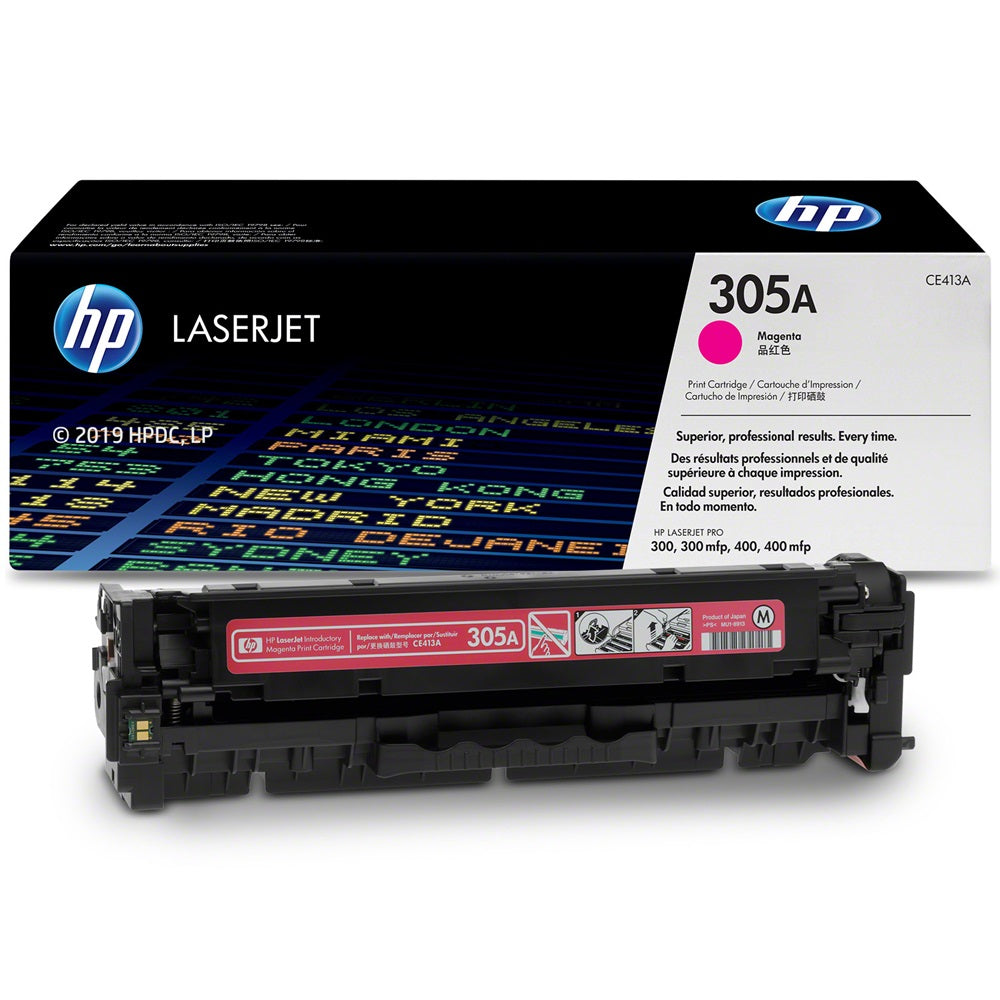 Genuine HP 305A Magenta LaserJet Toner Cartridge (CE413A) image 2