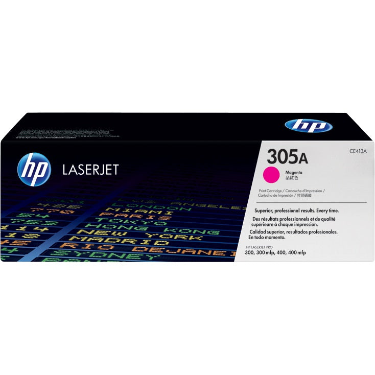 Genuine HP 305A Magenta LaserJet Toner Cartridge (CE413A) image 1